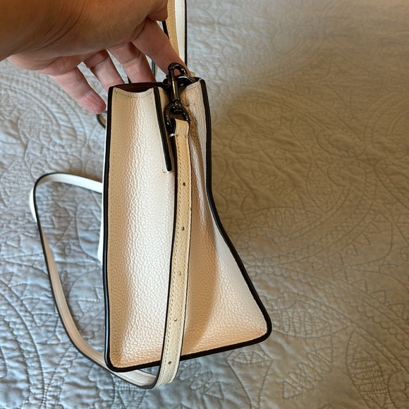 Coach White Leather Tote - Picture 5 of 10